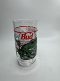 Vintage 1995 Budweiser King of Beers Frogs on Lilly Pads Drinking Glass