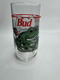 Vintage 1995 Budweiser King of Beers Frogs on Lilly Pads Drinking Glass
