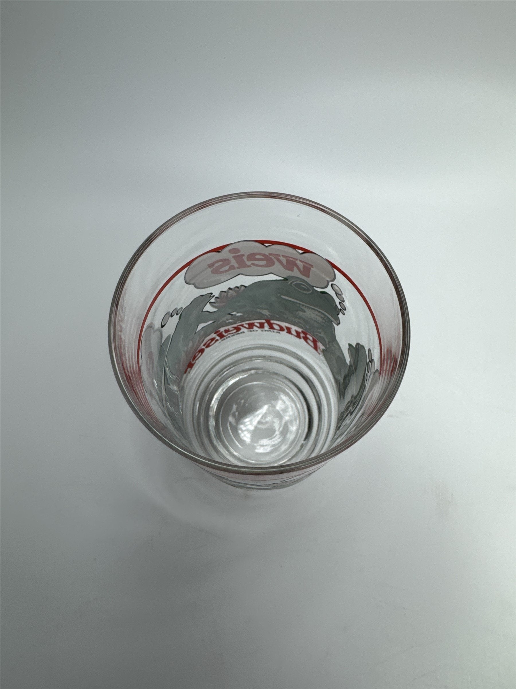 Vintage 1995 Budweiser King of Beers Frogs on Lilly Pads Drinking Glass