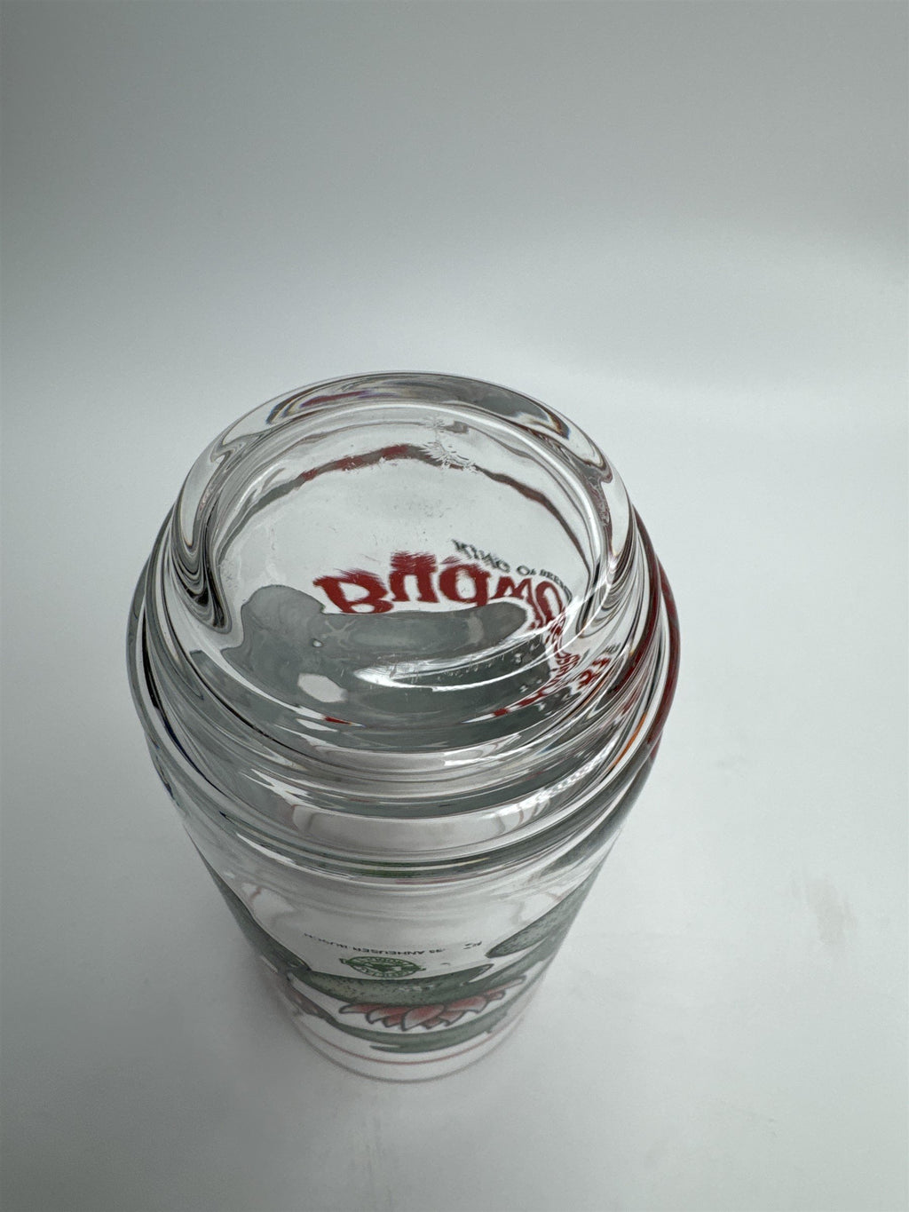 Vintage 1995 Budweiser King of Beers Frogs on Lilly Pads Drinking Glass