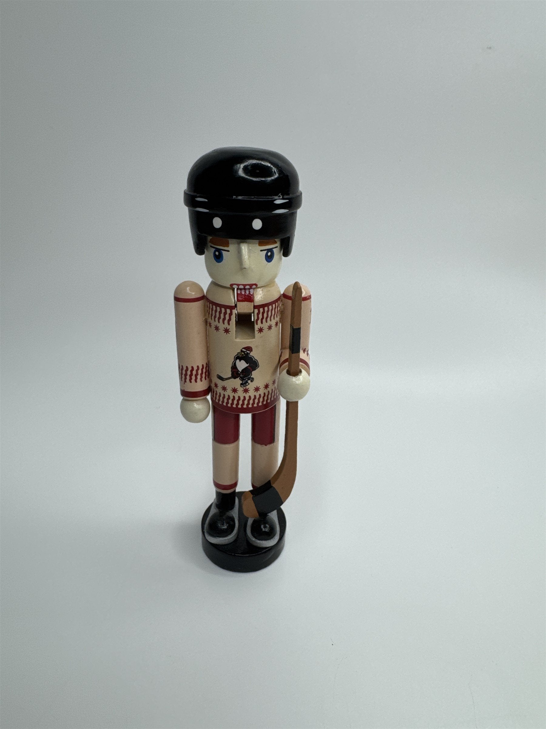 Wilkes-Barre Penguins Hockey Miniature Nutcracker #11 Souvenir Giveaway NOS
