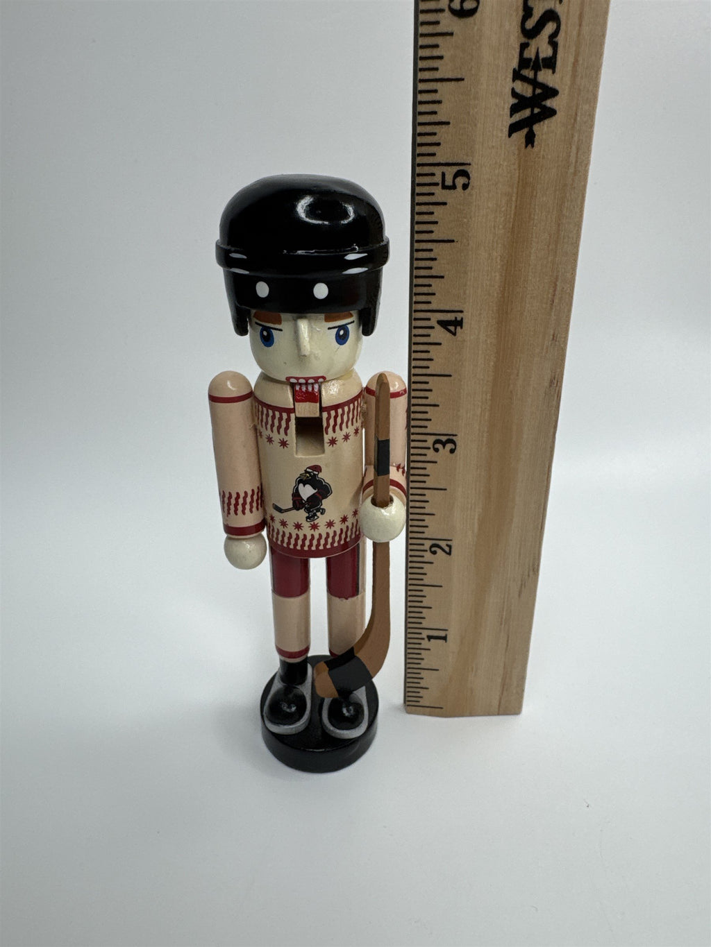 Wilkes-Barre Penguins Hockey Miniature Nutcracker #11 Souvenir Giveaway NOS