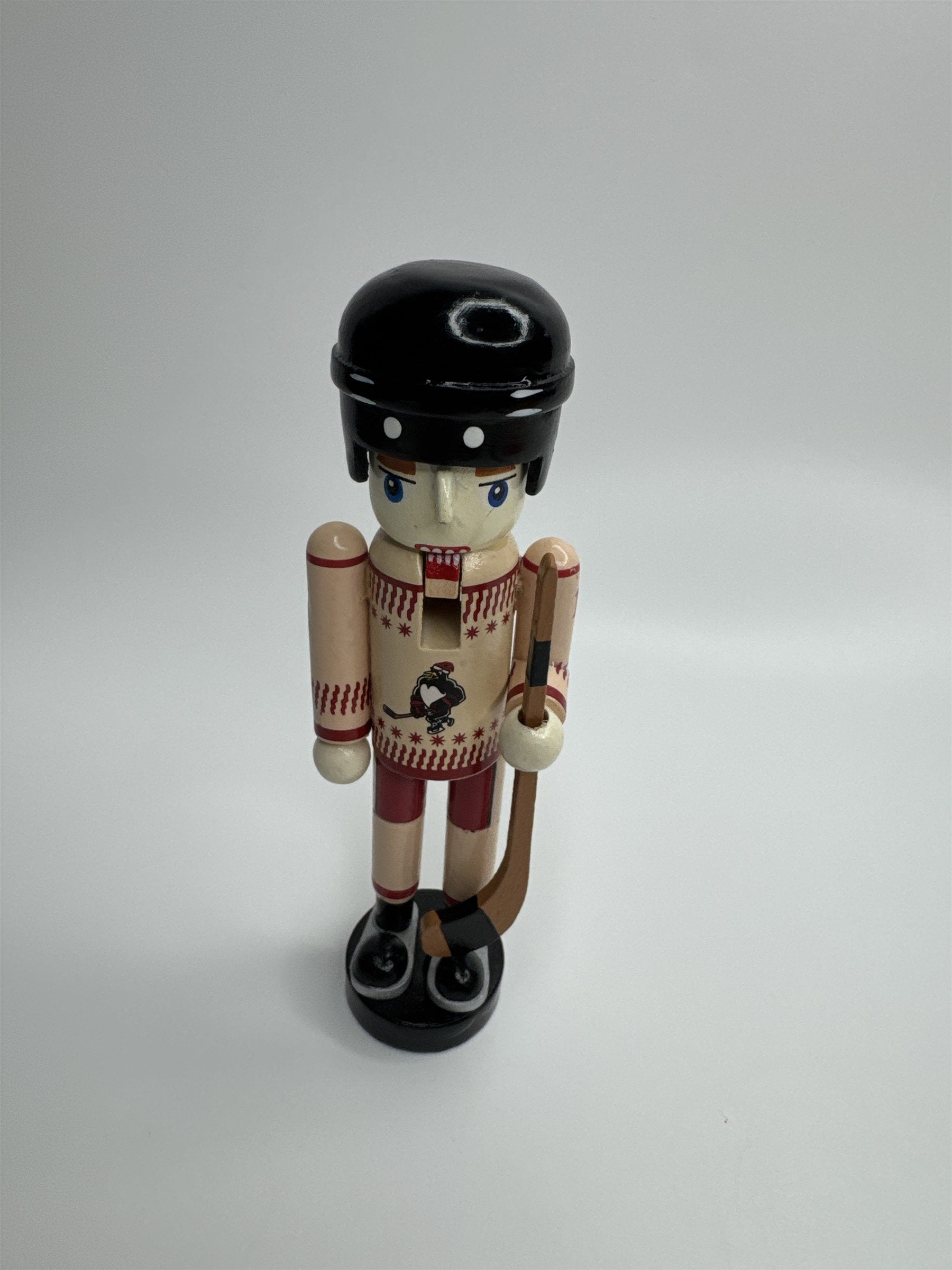 Wilkes-Barre Penguins Hockey Miniature Nutcracker #11 Souvenir Giveaway NOS