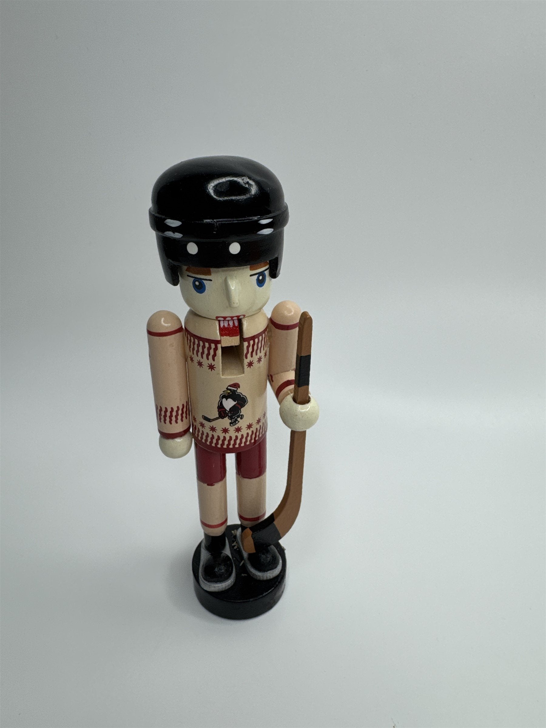 Wilkes-Barre Penguins Hockey Miniature Nutcracker #11 Souvenir Giveaway NOS