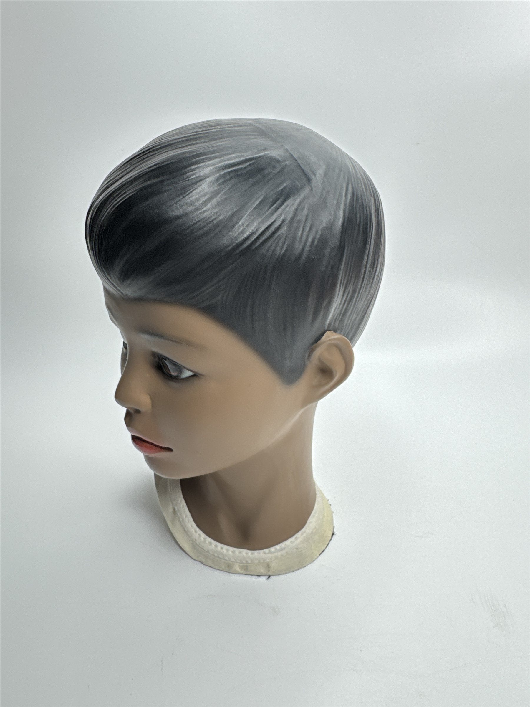 Vintage 50s MCM Lego Japan Head Bust Boy or Girl Hawaiian Polynesian Chalkware