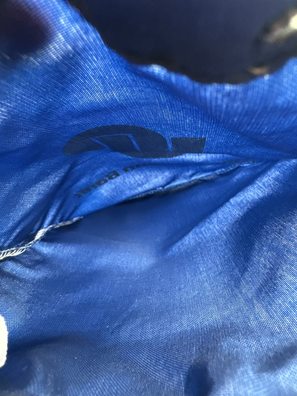Vintage United Penn Bank Drawstring Canvas Blue Deposit Bag Money Bag A. Rifkin