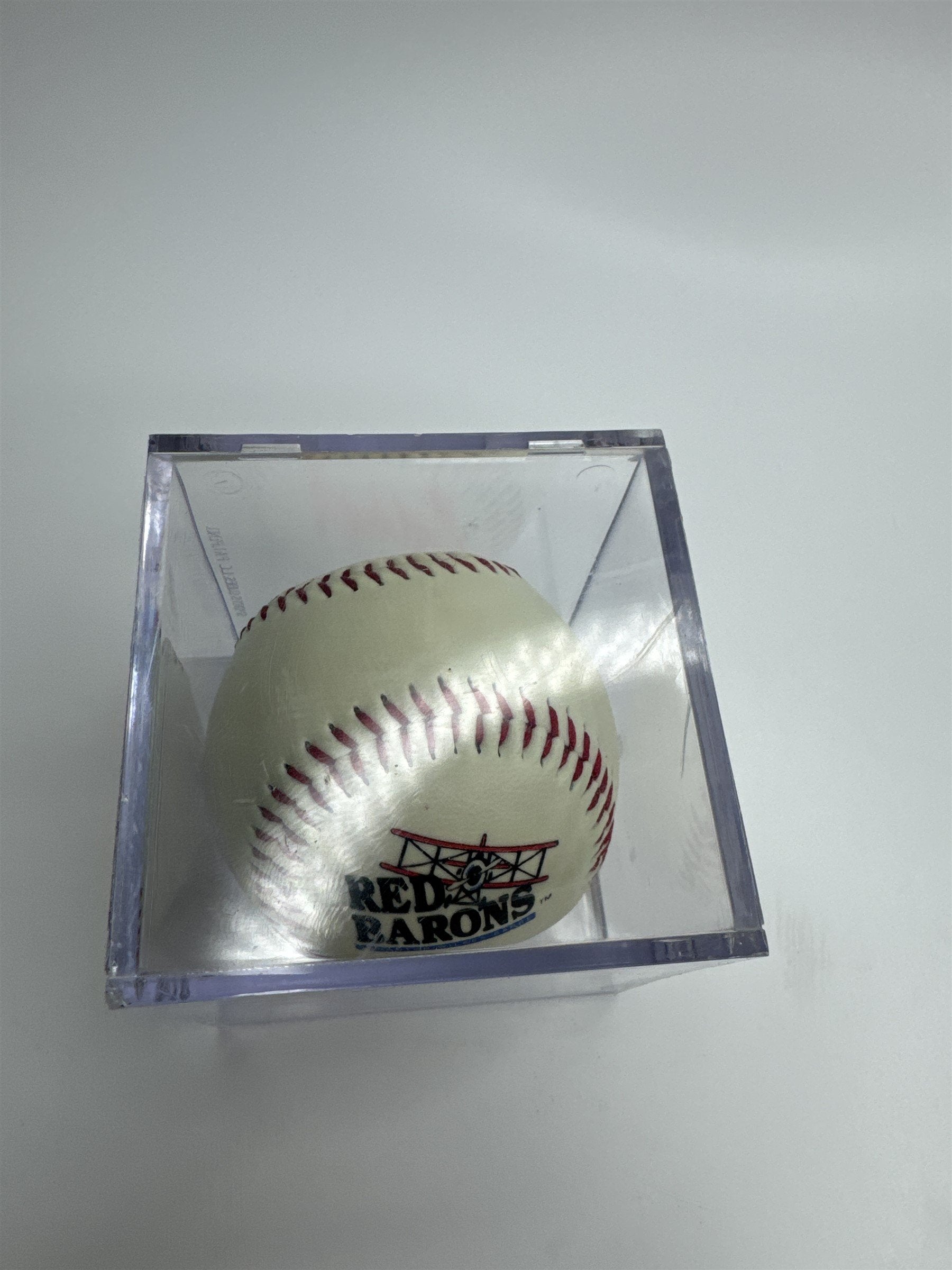 Vintage Signed Red Barons Scranton/Wilkes-Barre Glow In The Dark Baseball