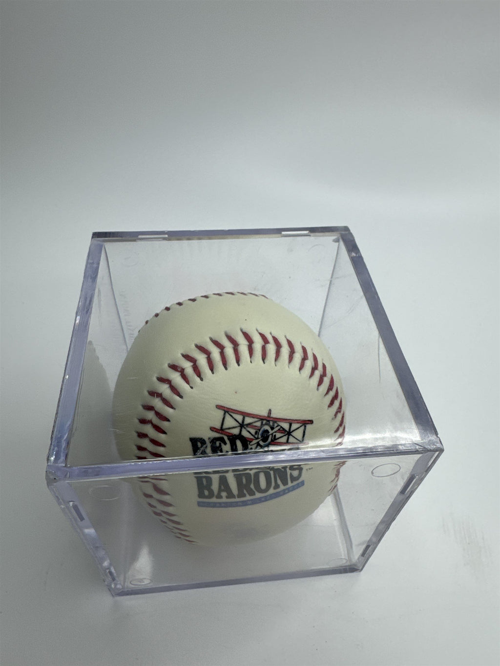 Vintage Signed Red Barons Scranton/Wilkes-Barre Glow In The Dark Baseball