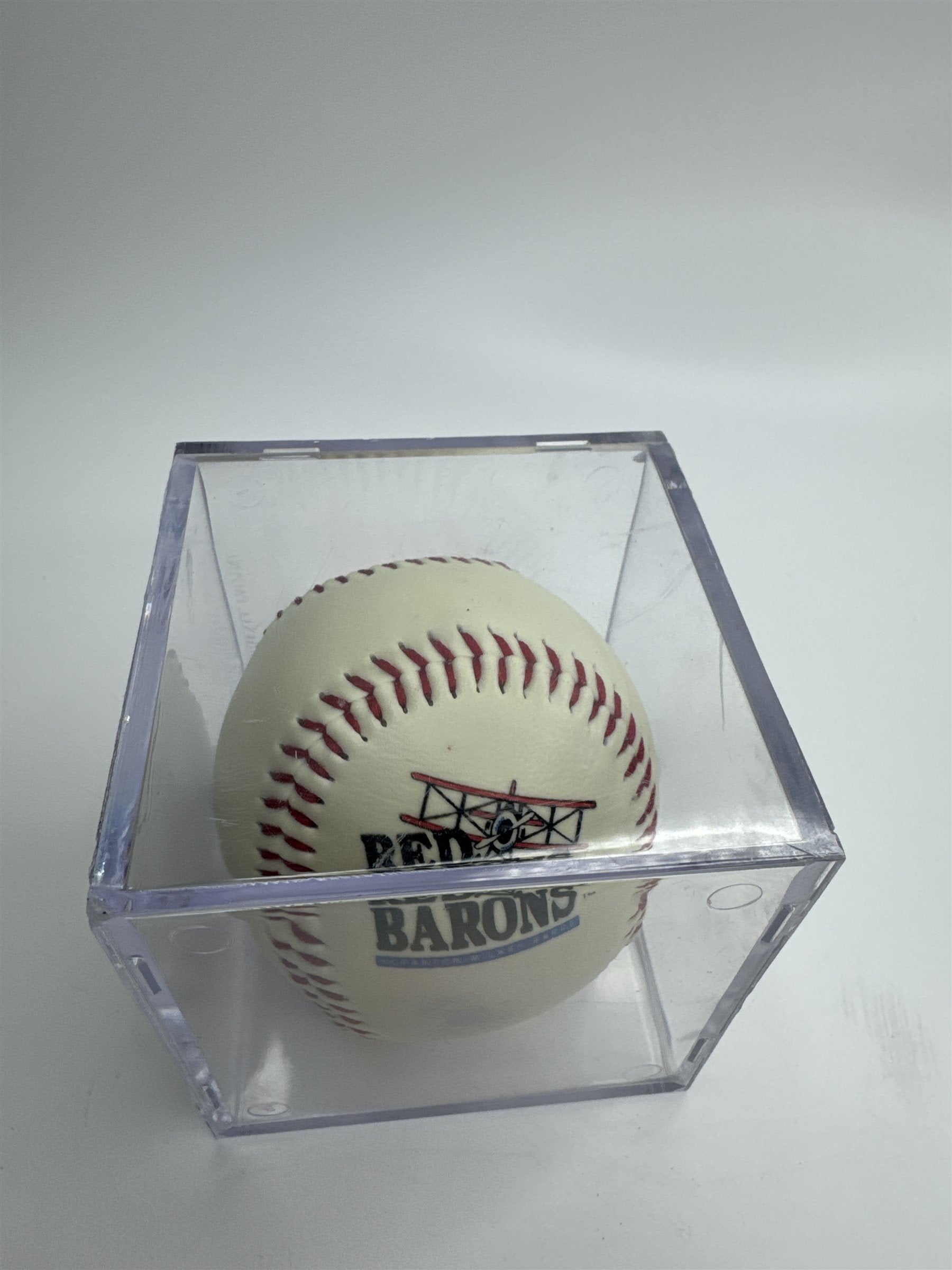 Vintage Signed Red Barons Scranton/Wilkes-Barre Glow In The Dark Baseball