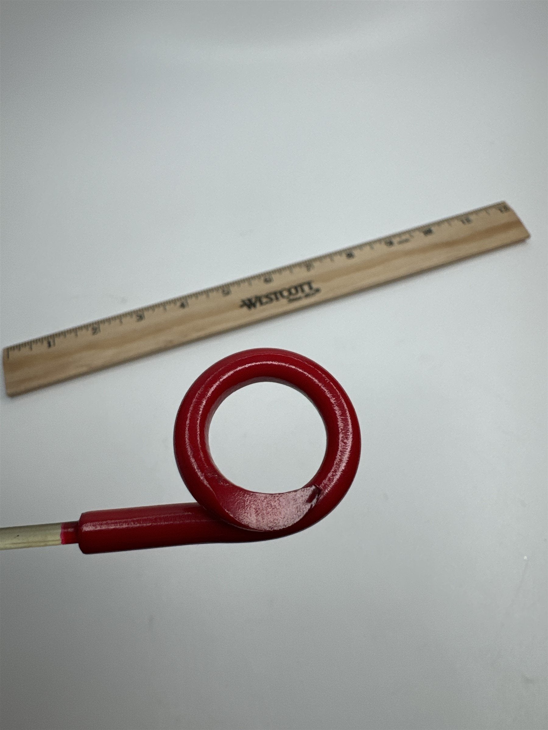 Vintage Red Sew On Hatpin for Hats Top Hats Tophats