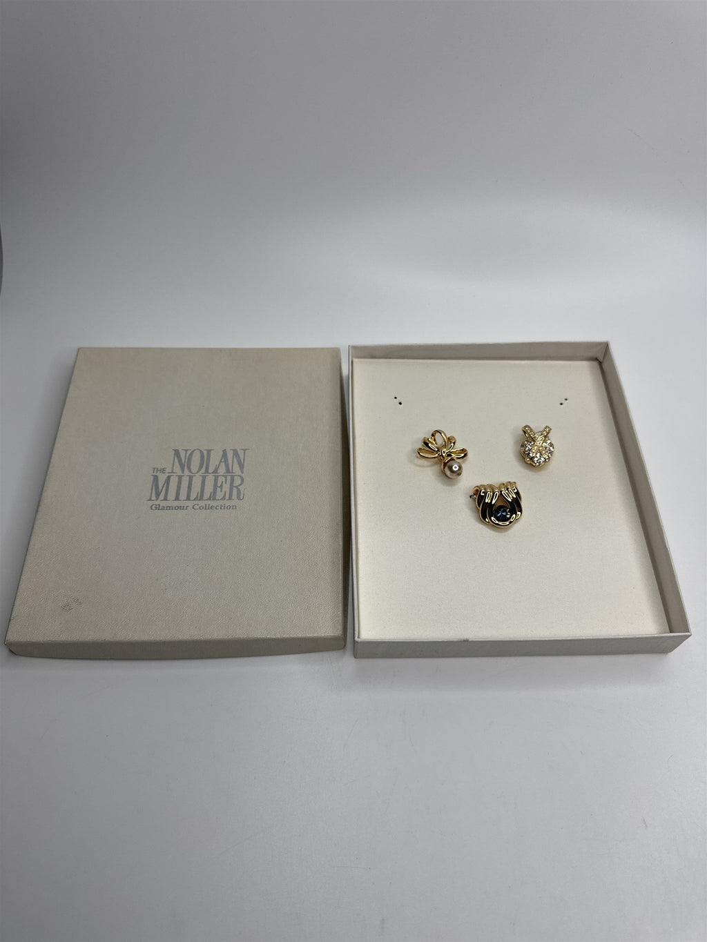 Vintage The Nolan Miller Glamour Collection Set of 3 Charm Pendants