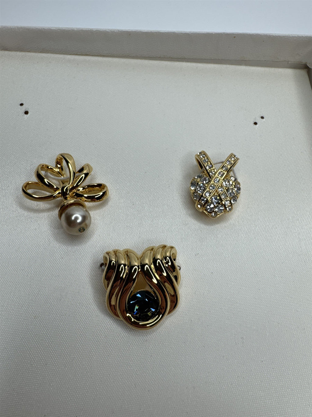 Vintage The Nolan Miller Glamour Collection Set of 3 Charm Pendants