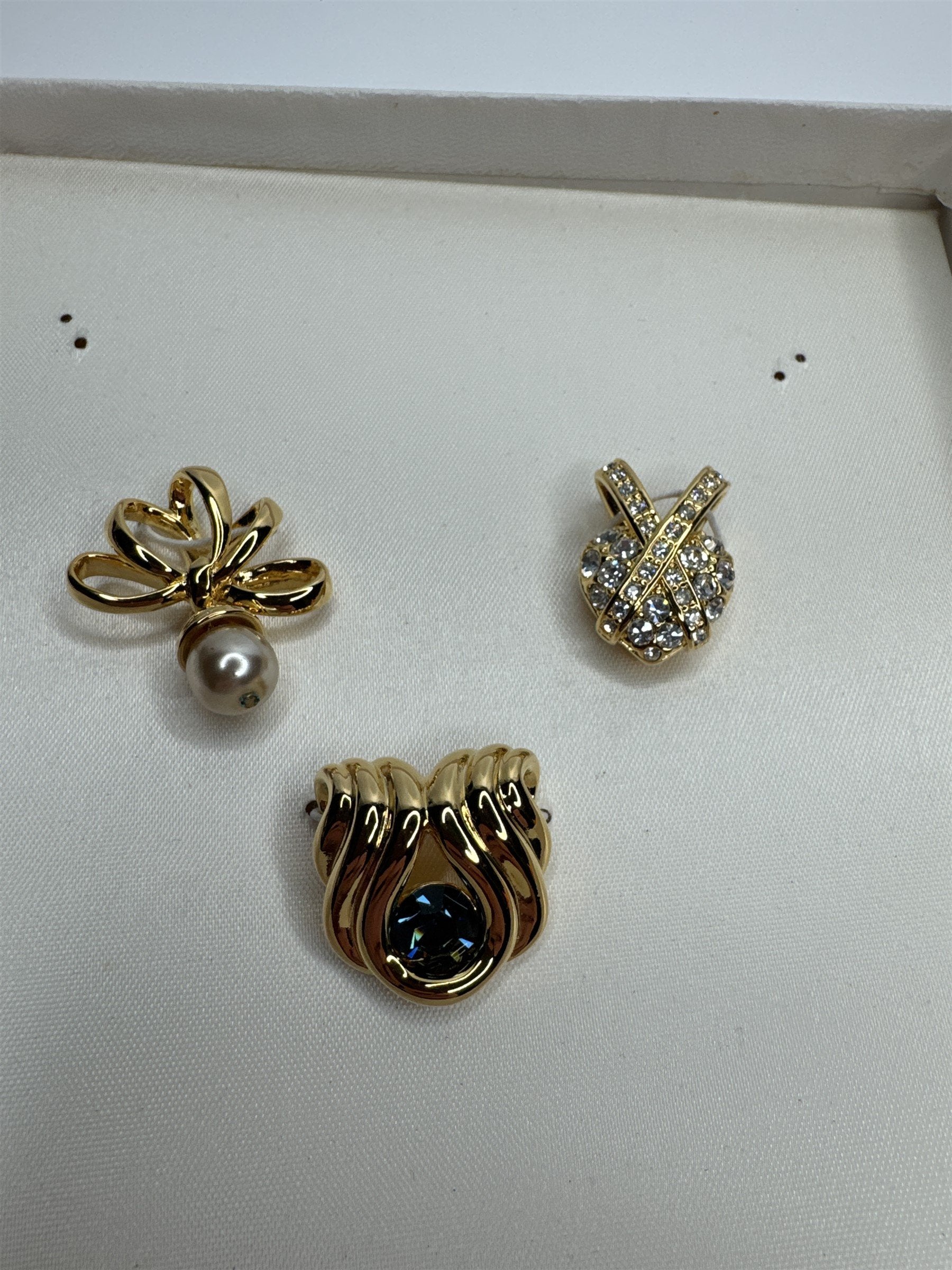 Vintage The Nolan Miller Glamour Collection Set of 3 Charm Pendants