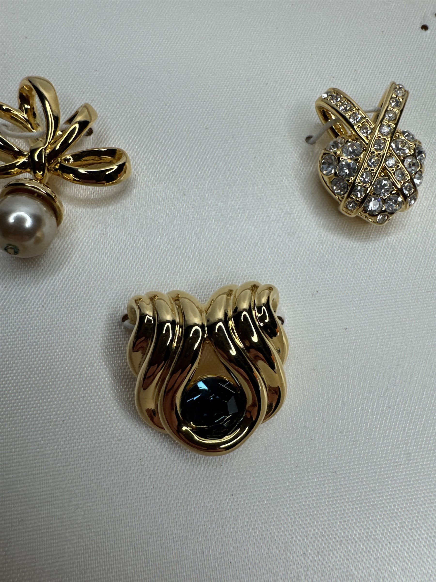 Vintage The Nolan Miller Glamour Collection Set of 3 Charm Pendants