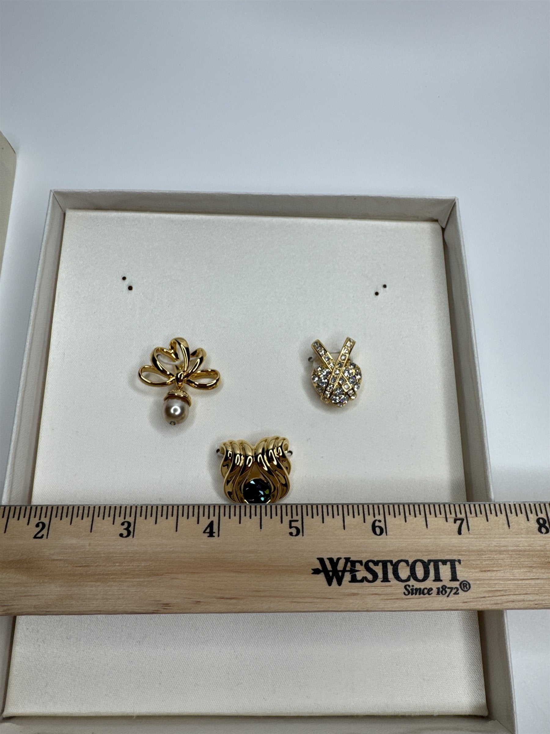 Vintage The Nolan Miller Glamour Collection Set of 3 Charm Pendants