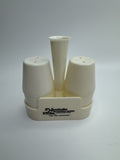 Vintage Nanticoke National Bank 70th Anniversary Plastic Salt and Pepper Shakers