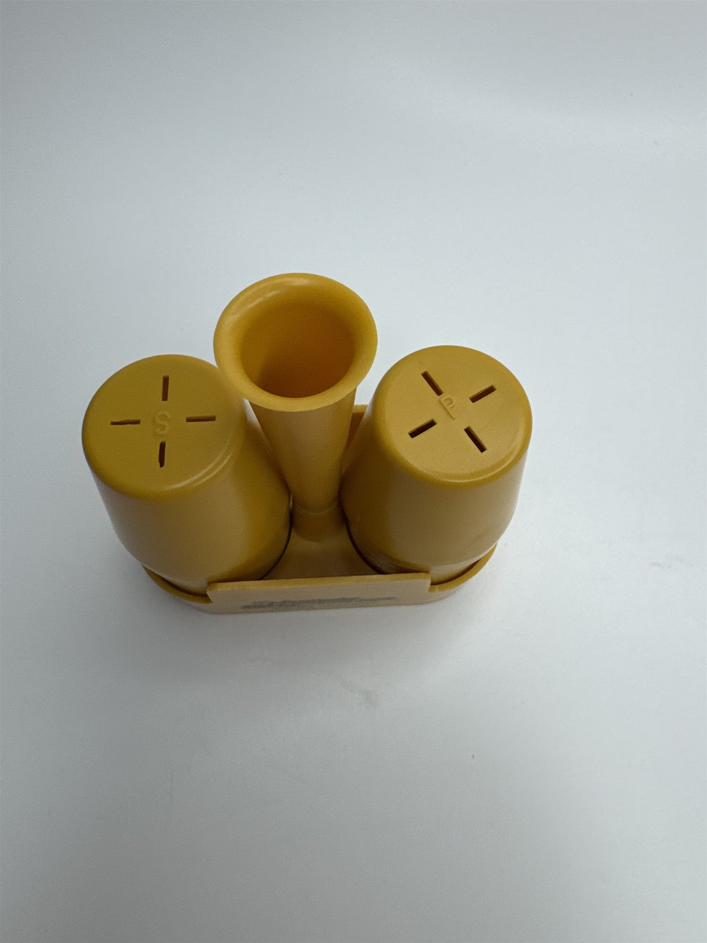 Vintage Nanticoke National Bank 70th Anniversary Plastic Salt and Pepper Shakers