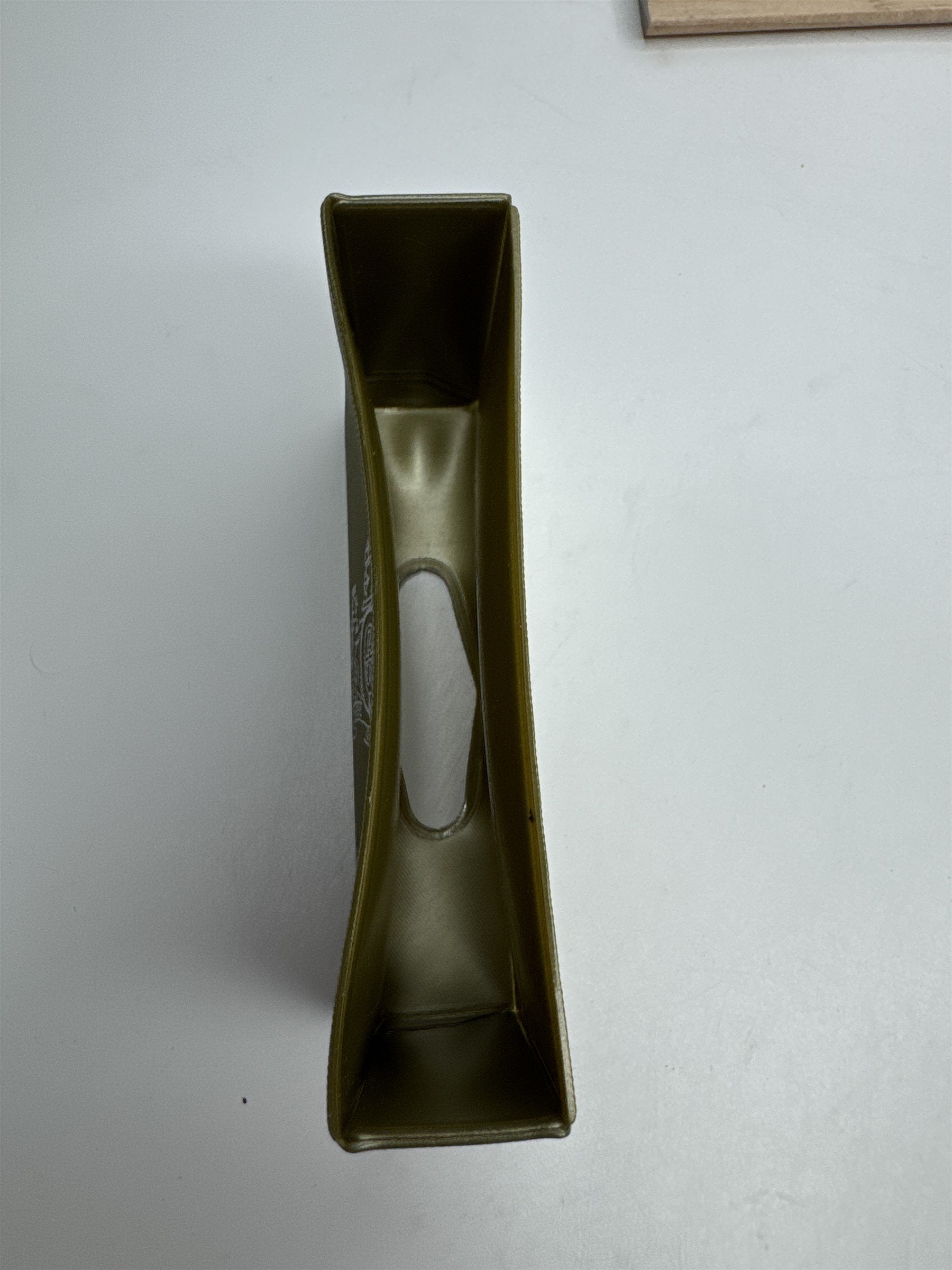 Vintage Pall Mall Filter Tipped Cigarette Pack Holder Gold Plastic /w Box