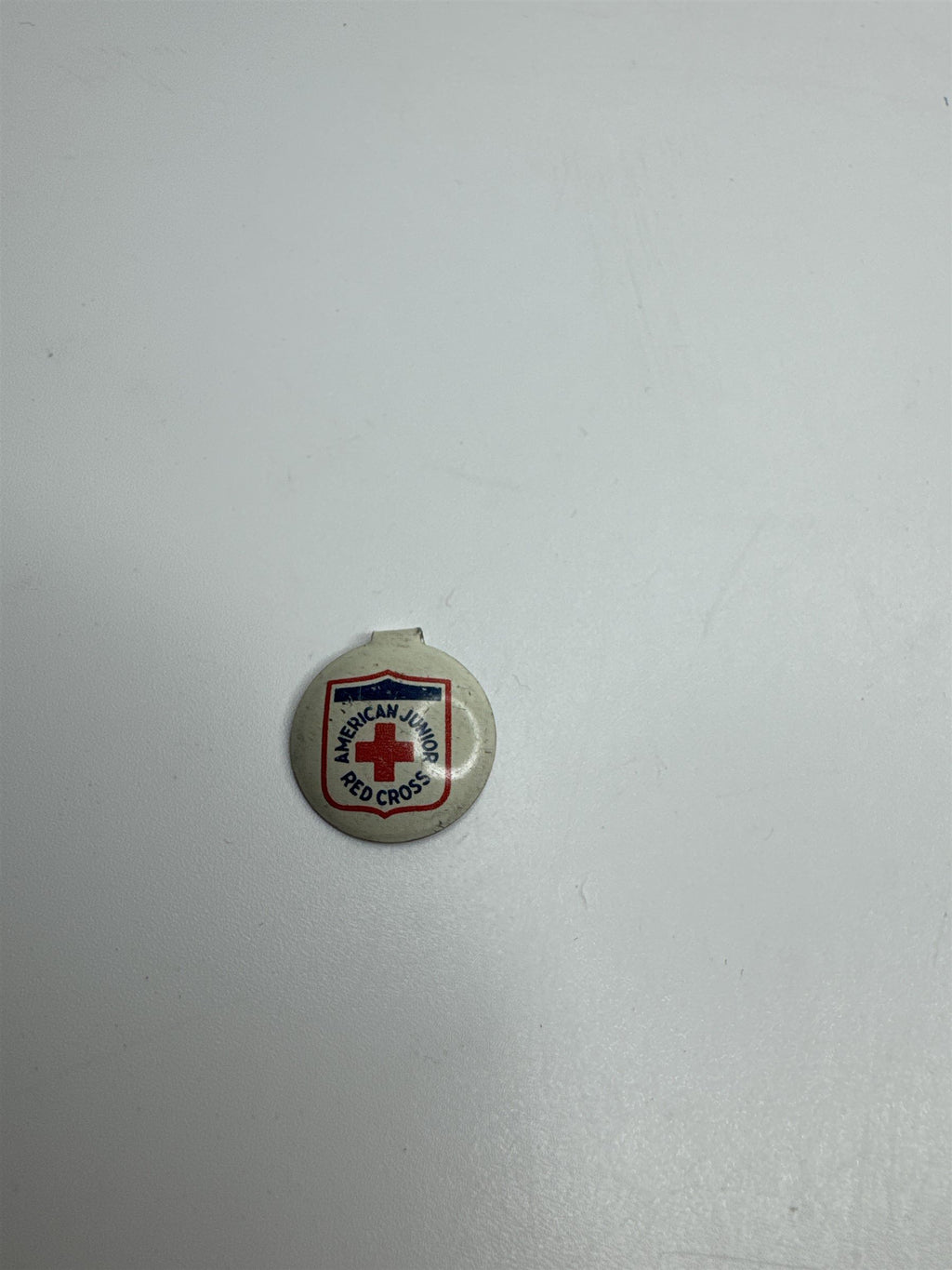 Vintage American Red Cross Junior Pin 5/8" 1940s WWI Era Pin