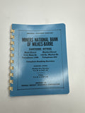 Vintage 1957 Miners National Bank Wilkes-Barre Nanticoke PA Telephone Directory