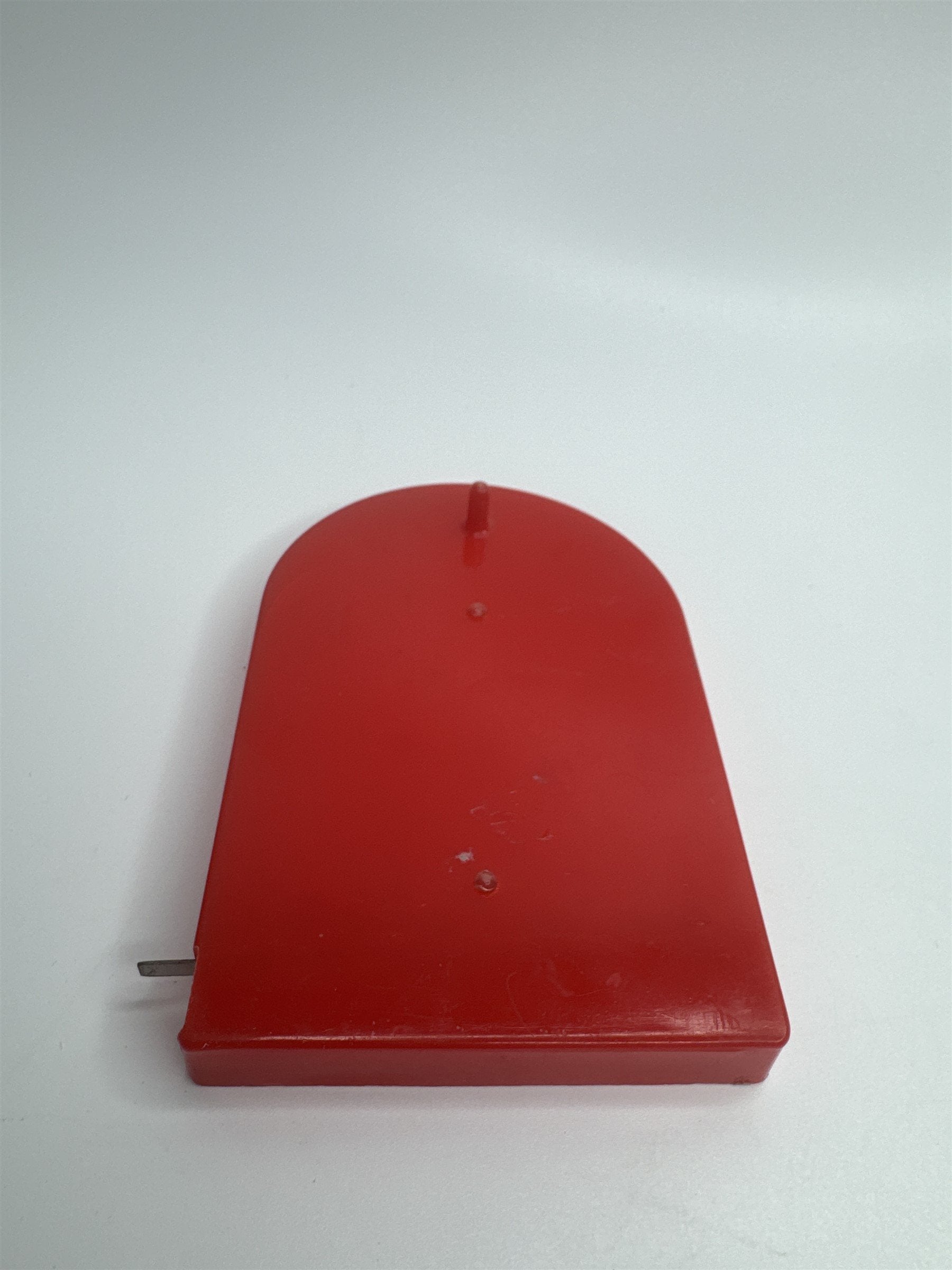 Vintage Pin-Ball-Jr Rite-Hay Plastics Inc Red Plastic Toy Pinball Game