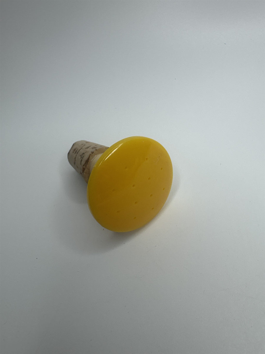 Vintage 2" Laundry Ironing High Yellow Top Plastic Water Bottle Sprinkler 1950s