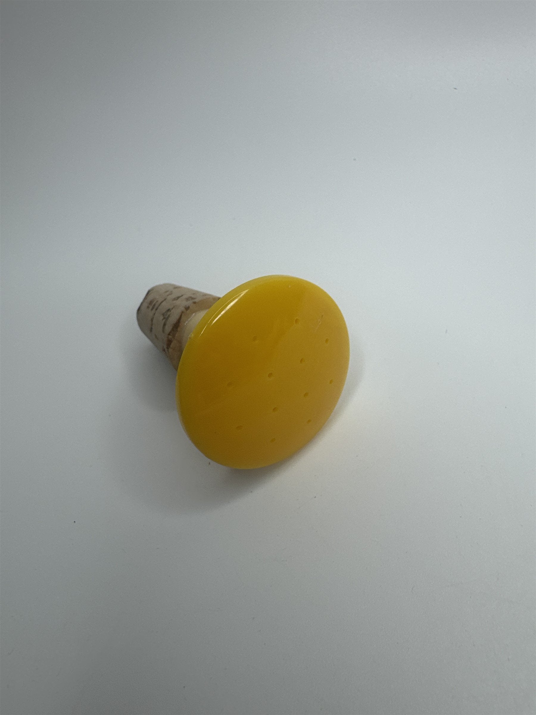 Vintage 2" Laundry Ironing High Yellow Top Plastic Water Bottle Sprinkler 1950s