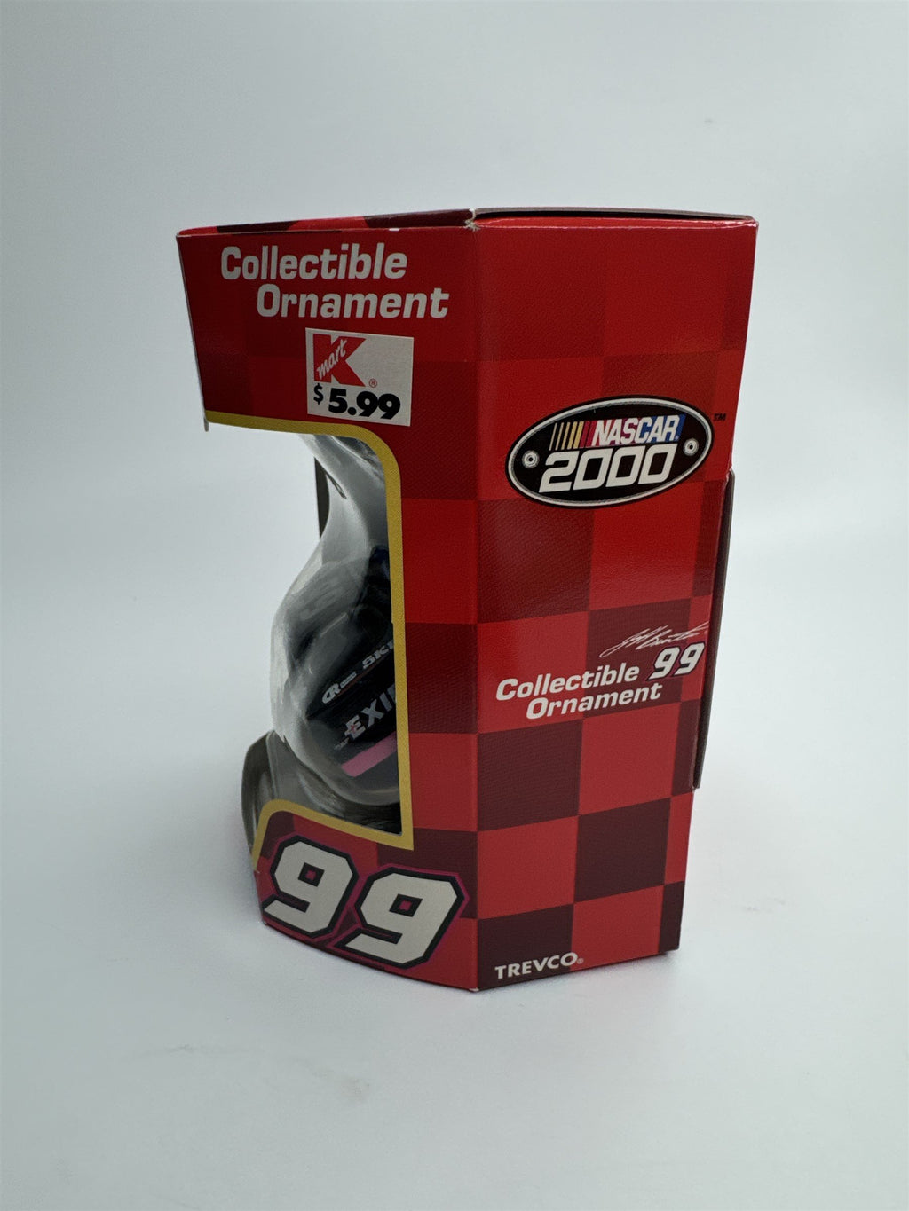 NASCAR 2000 Collectible Ornament 99 JEFF BURTON Trevco Exide #99