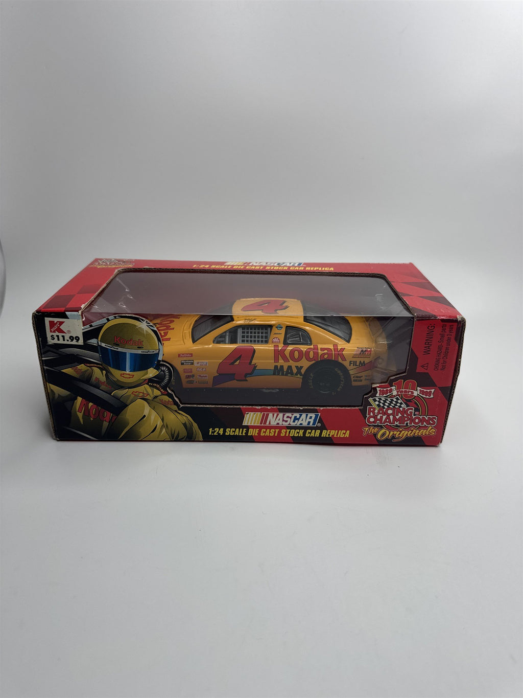 1999 Racing Champions 1:24 NASCAR #4 Bobby Hamilton Kodak Max Chevy Monte Carlo