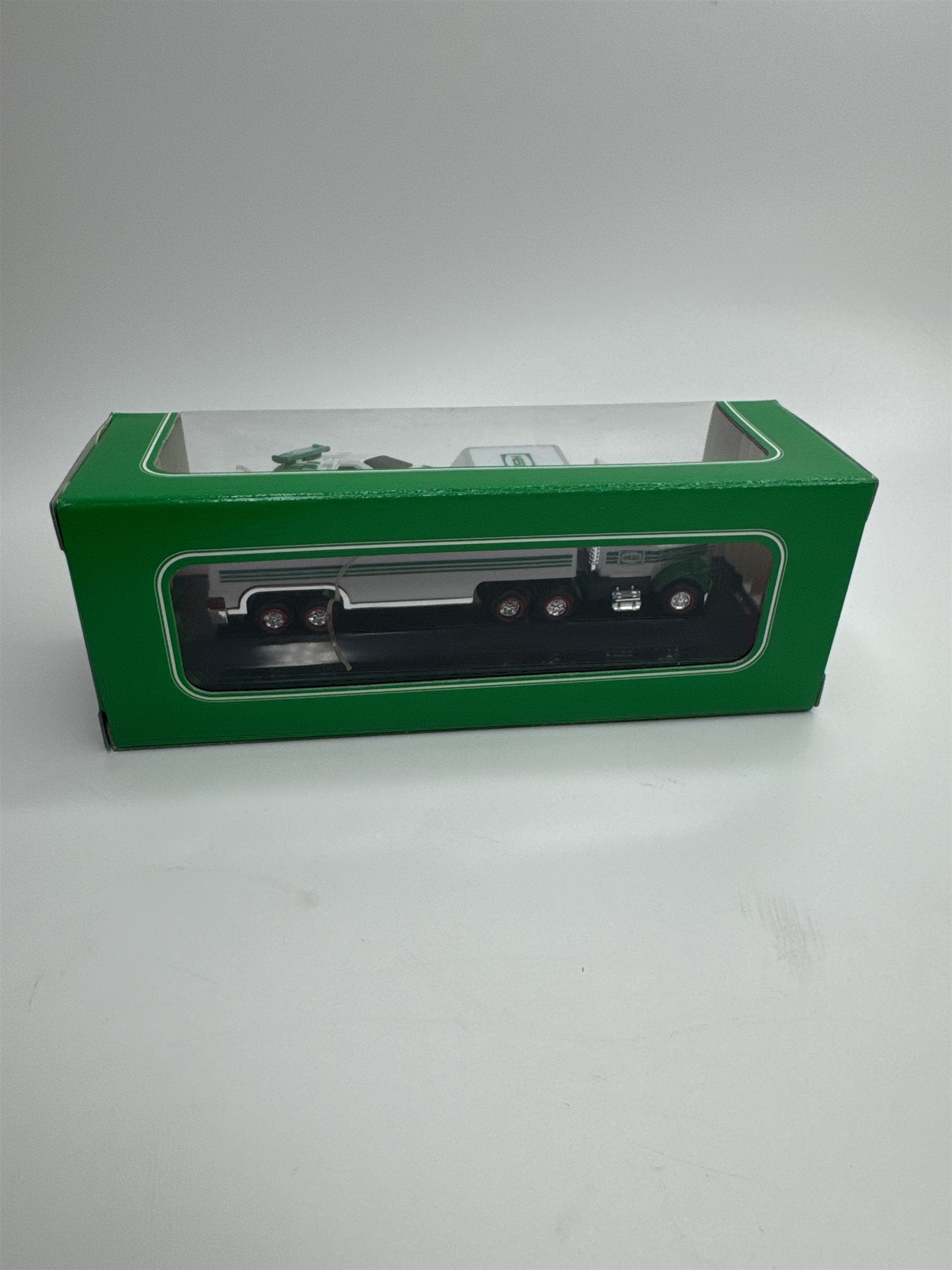 HESS 2001 Miniature Hess Racer Transport New in Box (Elastic Bands Snapped)