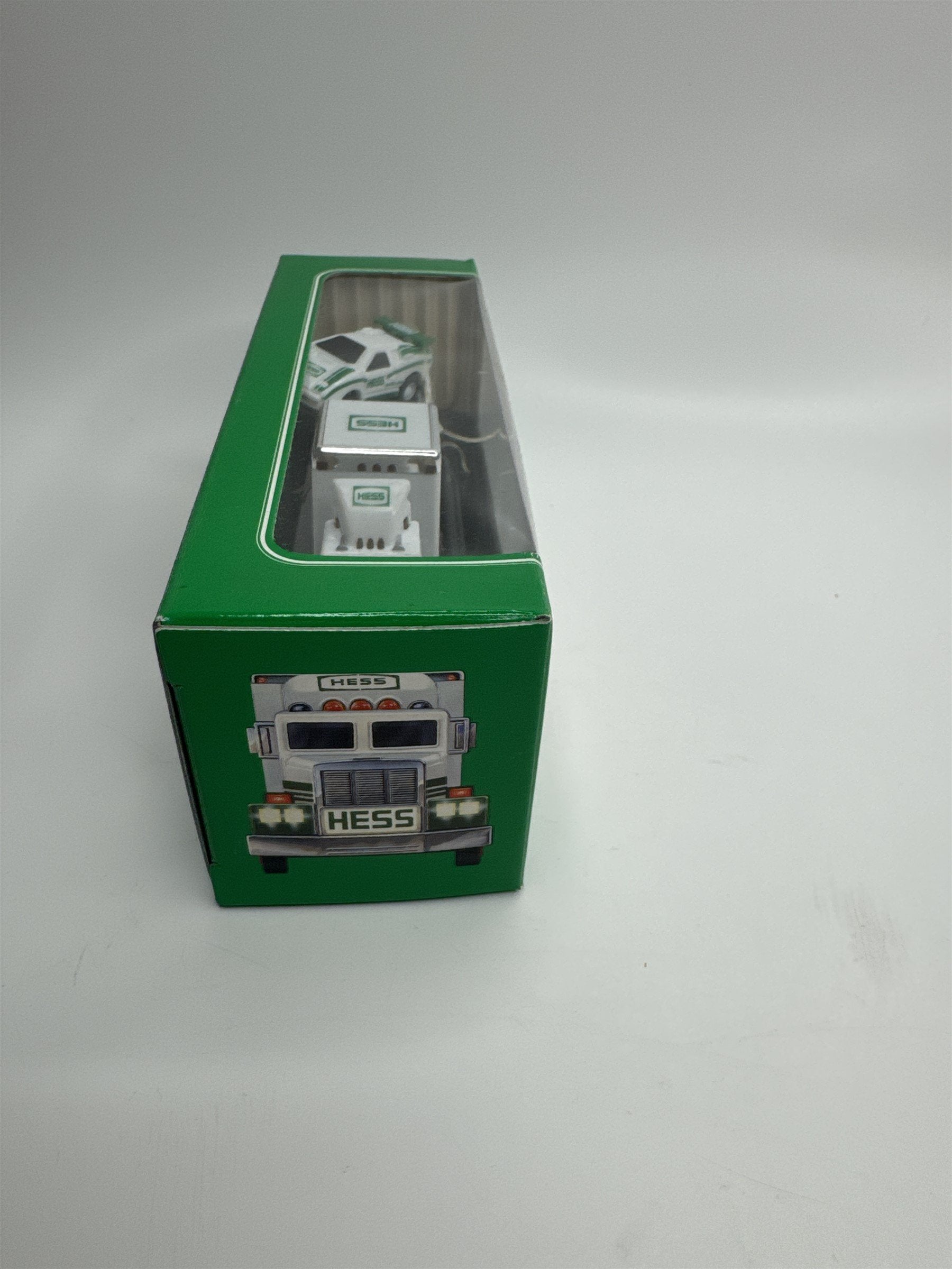 HESS 2001 Miniature Hess Racer Transport New in Box (Elastic Bands Snapped)