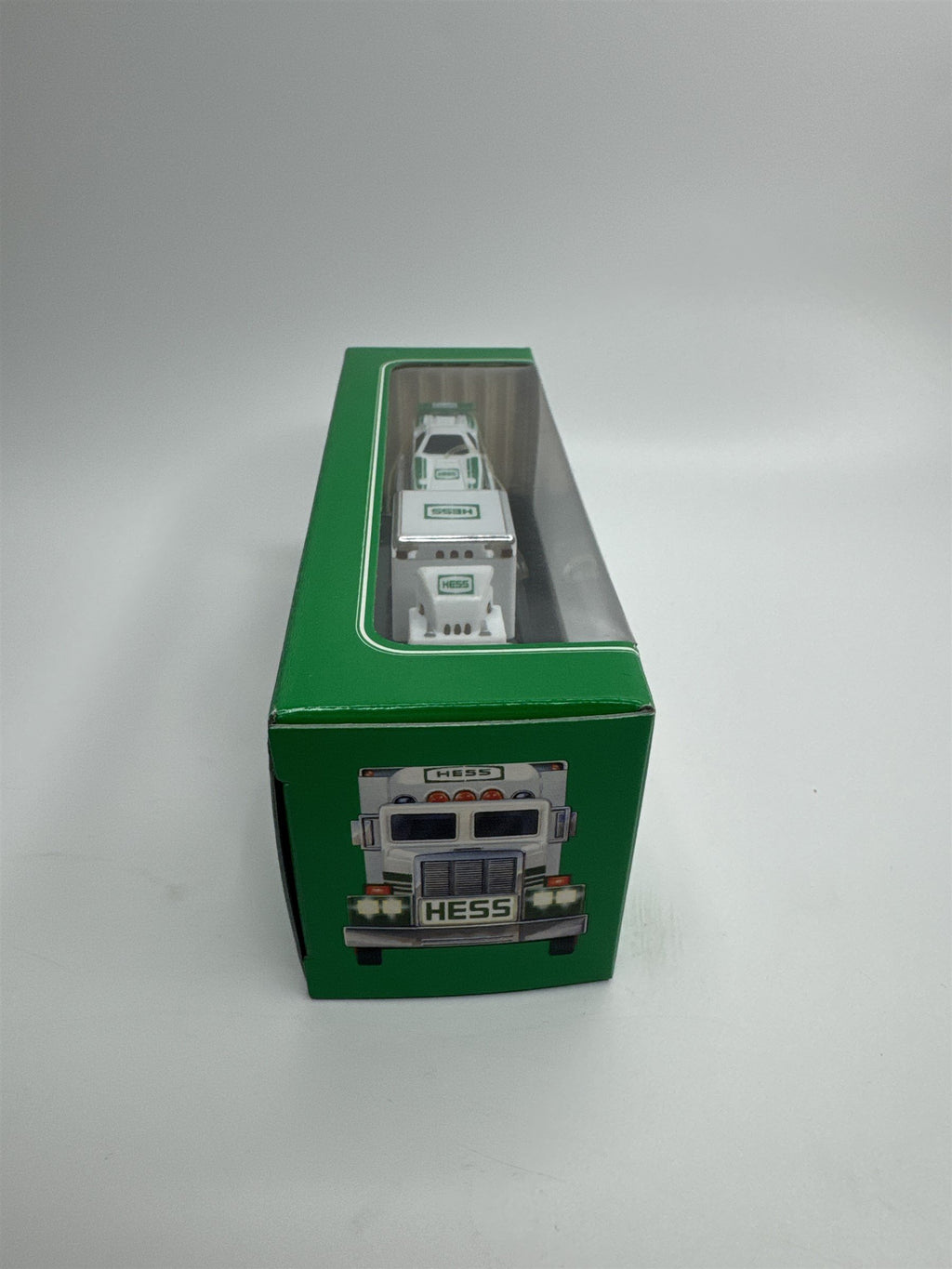 HESS 2001 Miniature Hess Racer Transport New in Box (Elastic Bands Snapped)
