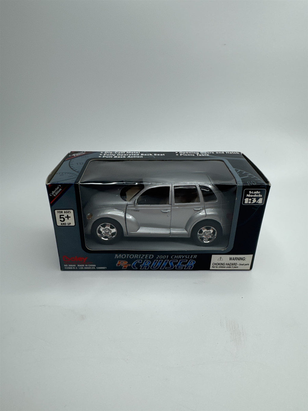 Vintage Boley Motorized Die-Cast Metal Chrysler 2001 PT Cruiser NOS Collector Ed
