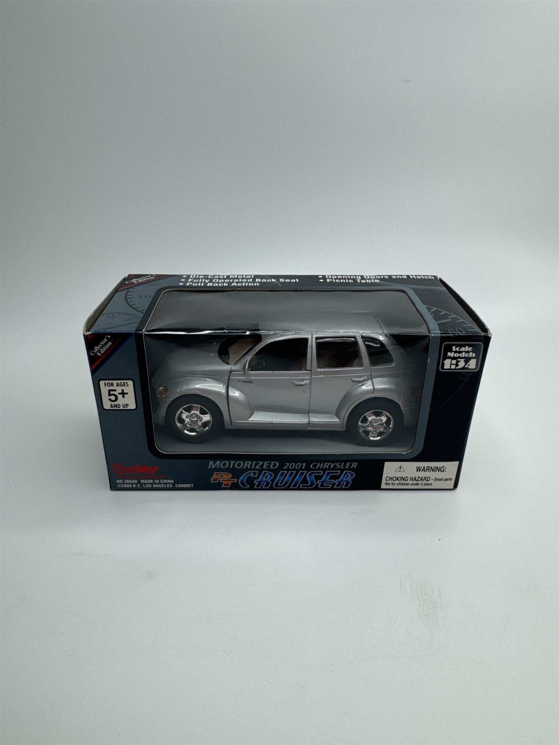 Vintage Boley Motorized Die-Cast Metal Chrysler 2001 PT Cruiser NOS Collector Ed