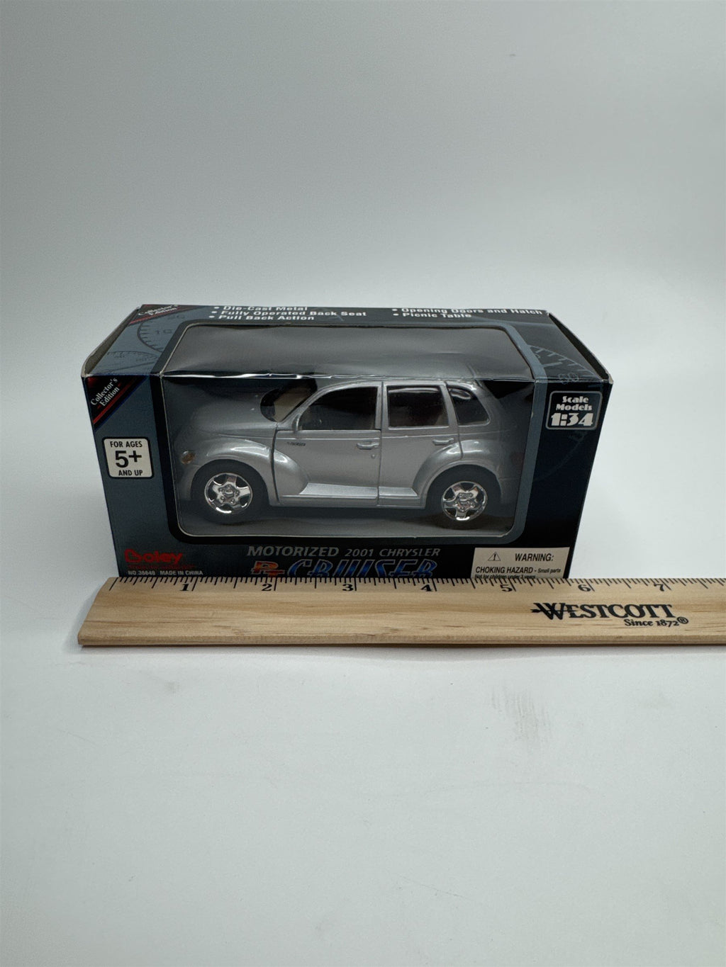 Vintage Boley Motorized Die-Cast Metal Chrysler 2001 PT Cruiser NOS Collector Ed