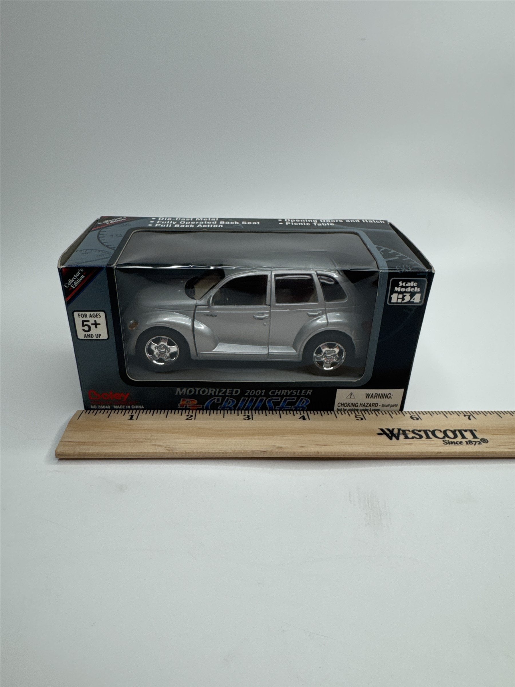 Vintage Boley Motorized Die-Cast Metal Chrysler 2001 PT Cruiser NOS Collector Ed