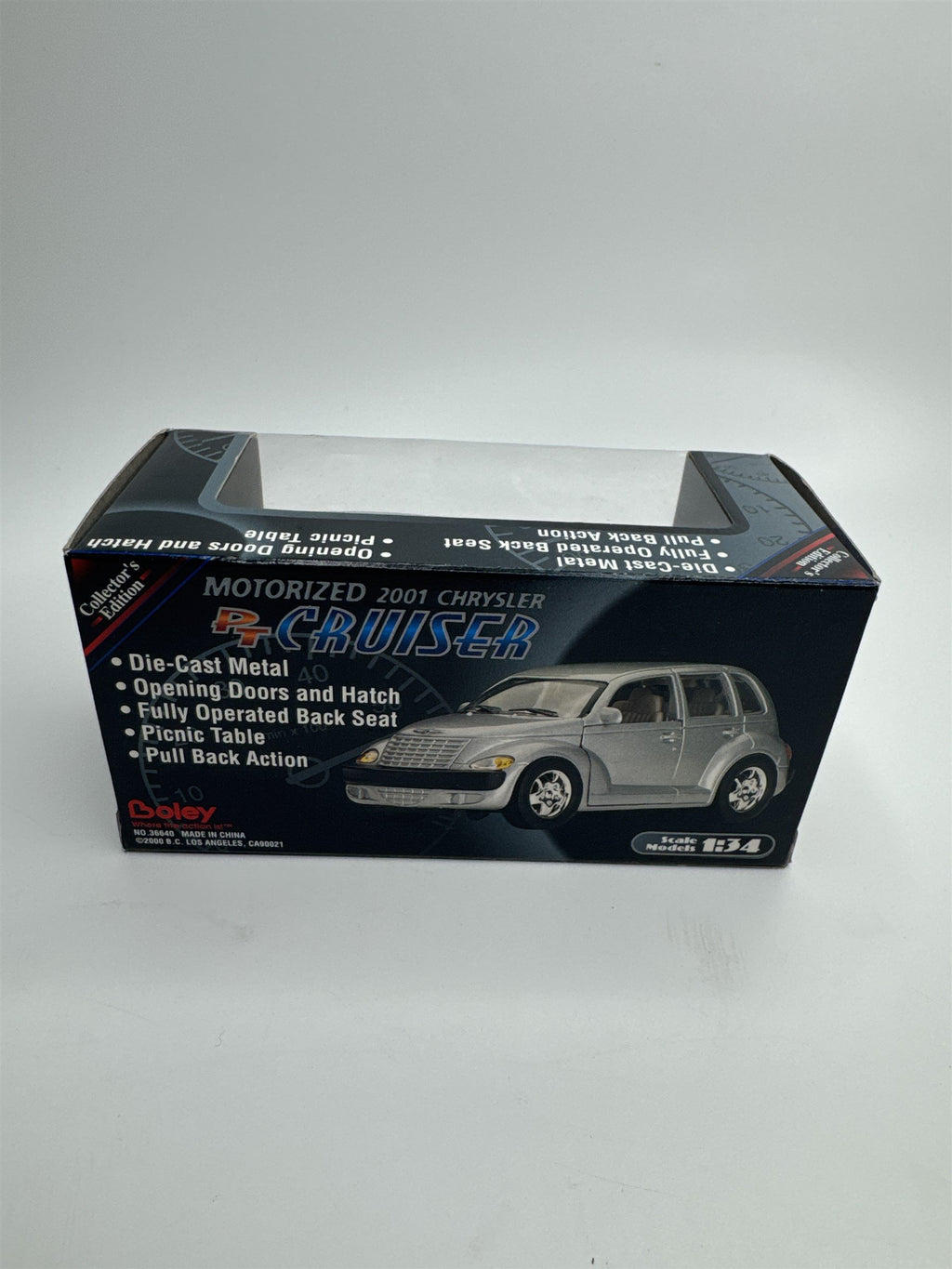 Vintage Boley Motorized Die-Cast Metal Chrysler 2001 PT Cruiser NOS Collector Ed