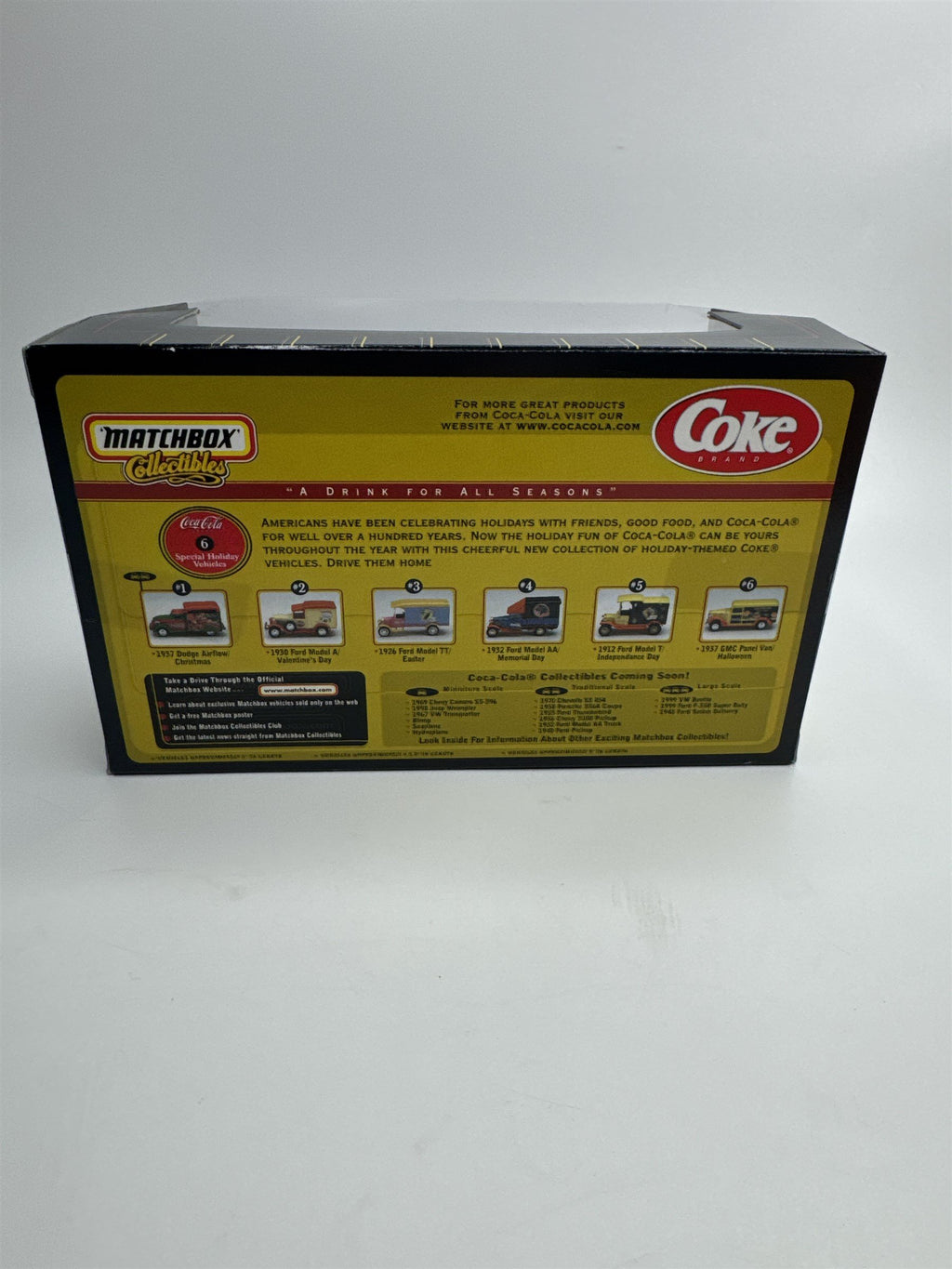 1999 Matchbox Collectibles Coca-Cola 1932 Ford Model AA Memorial Day 1:43 Scale