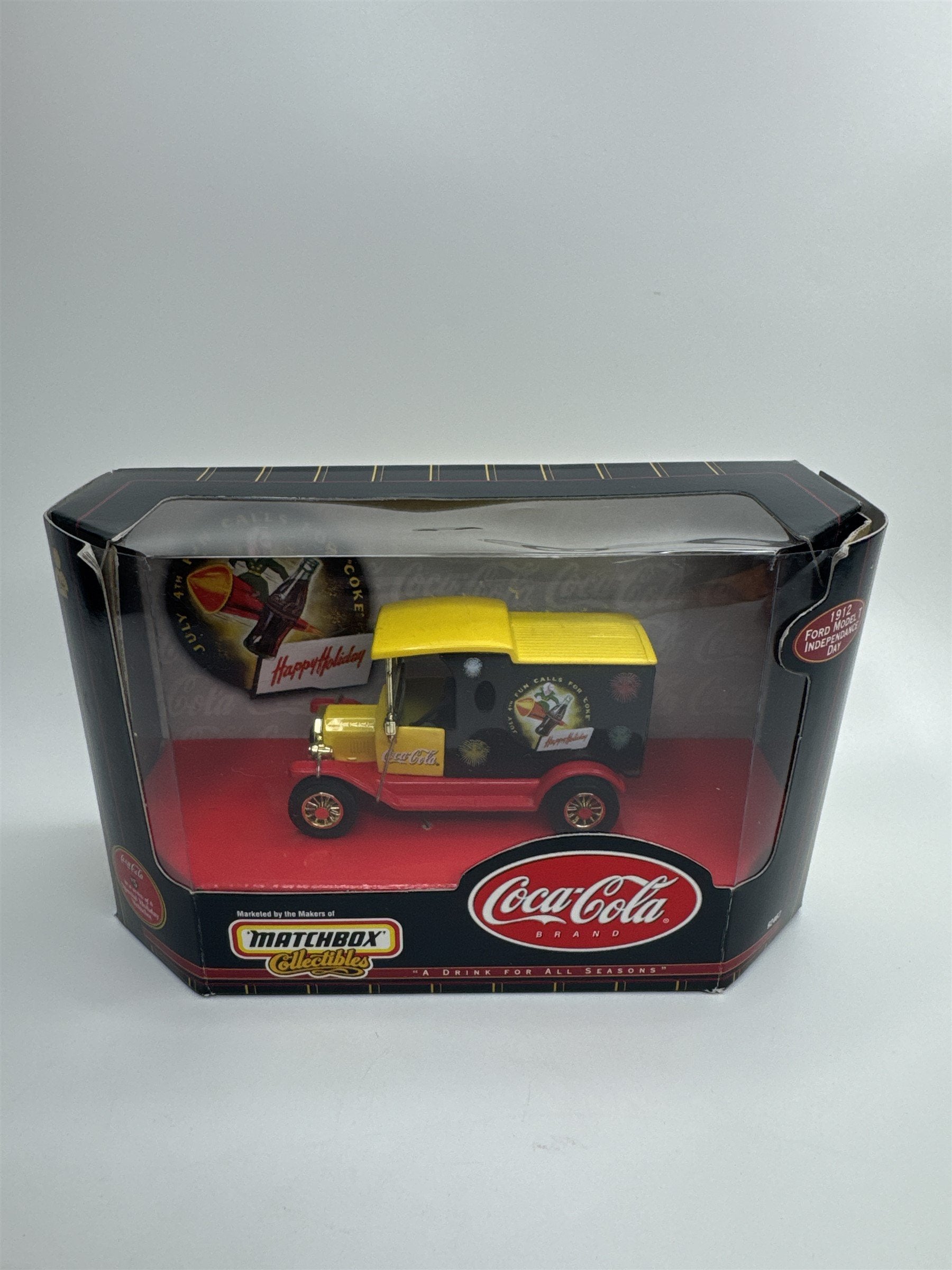 1999 Matchbox Collectibles Coca-Cola 1912 Ford Model T Independence Day Car