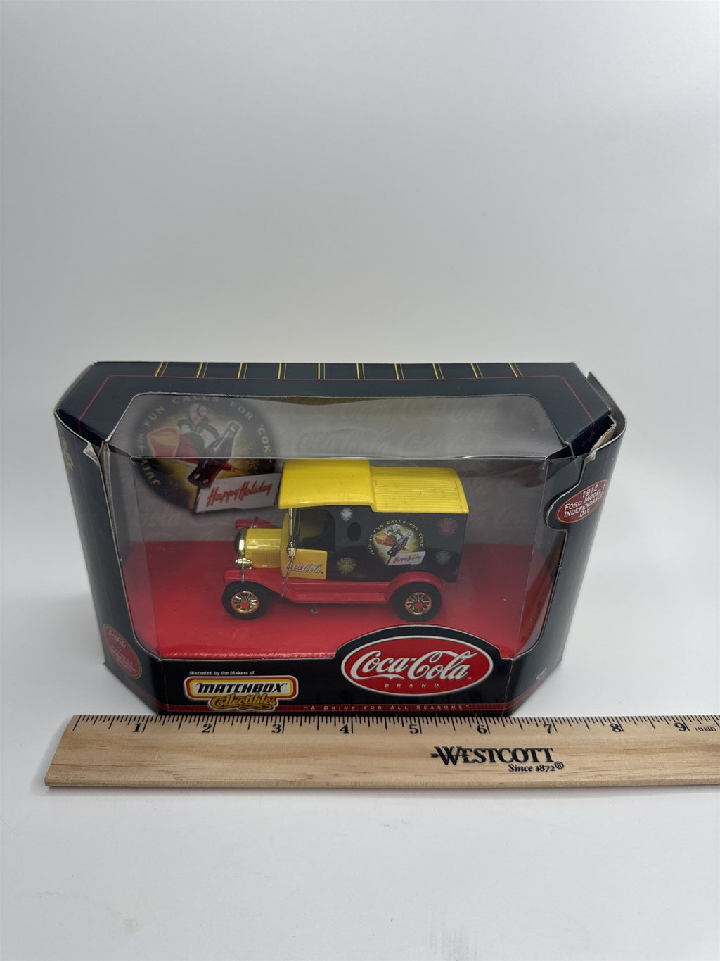 1999 Matchbox Collectibles Coca-Cola 1912 Ford Model T Independence Day Car