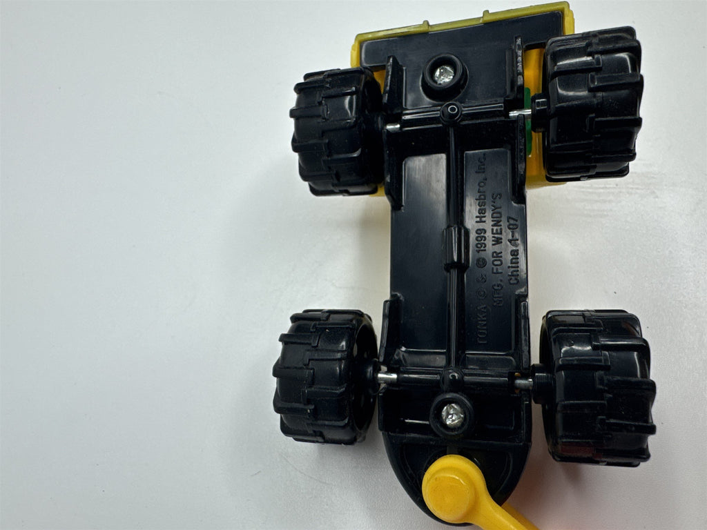 Vintage Yellow Tonka Truck 1999 Construction Truck /w Clip Wendys Kids Meal Toy