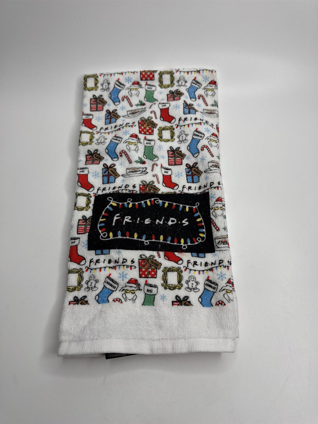 Friends TV Show Christmas Festive Holiday Kitchen Hand Towel