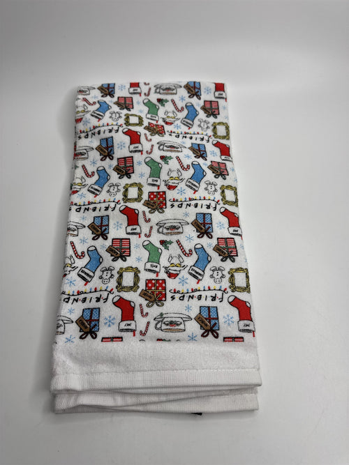 Friends TV Show Christmas Festive Holiday Kitchen Hand Towel