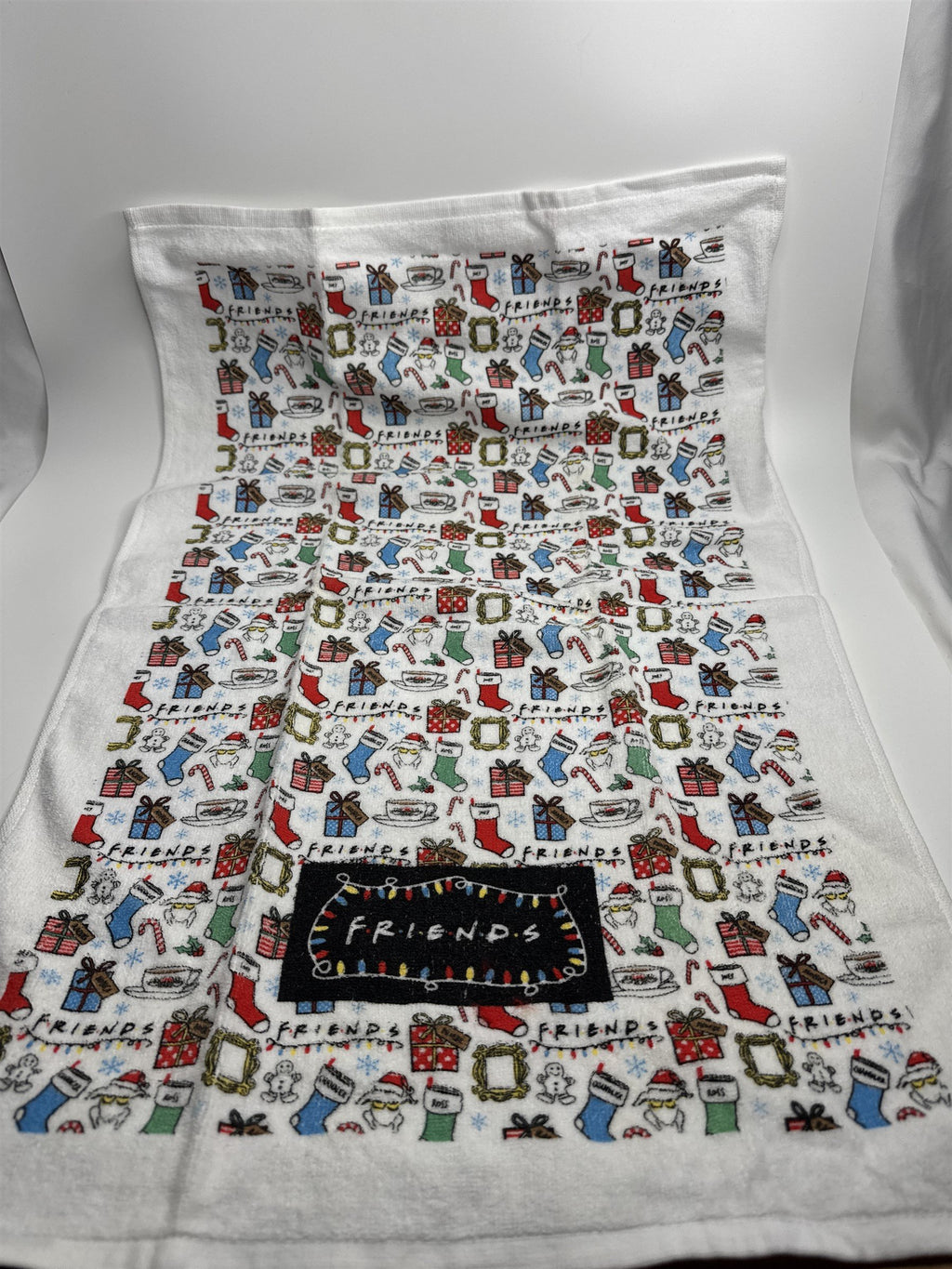 Friends TV Show Christmas Festive Holiday Kitchen Hand Towel
