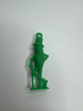 Vintage Green 2" Hard Plastic Planters Mr. Peanut Charm