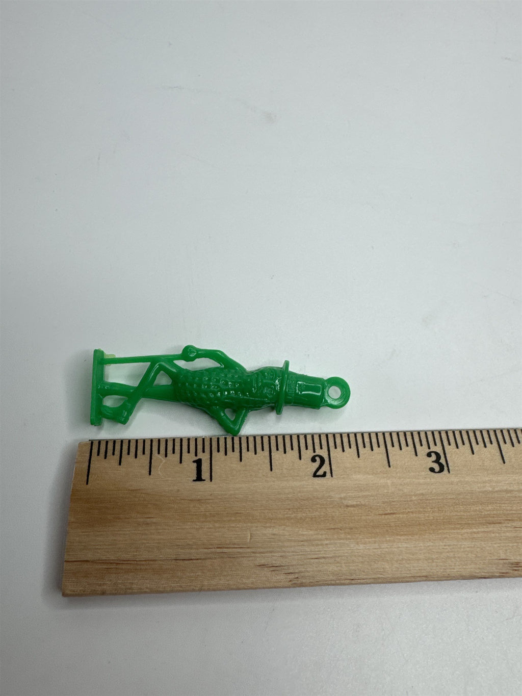 Vintage Green 2" Hard Plastic Planters Mr. Peanut Charm