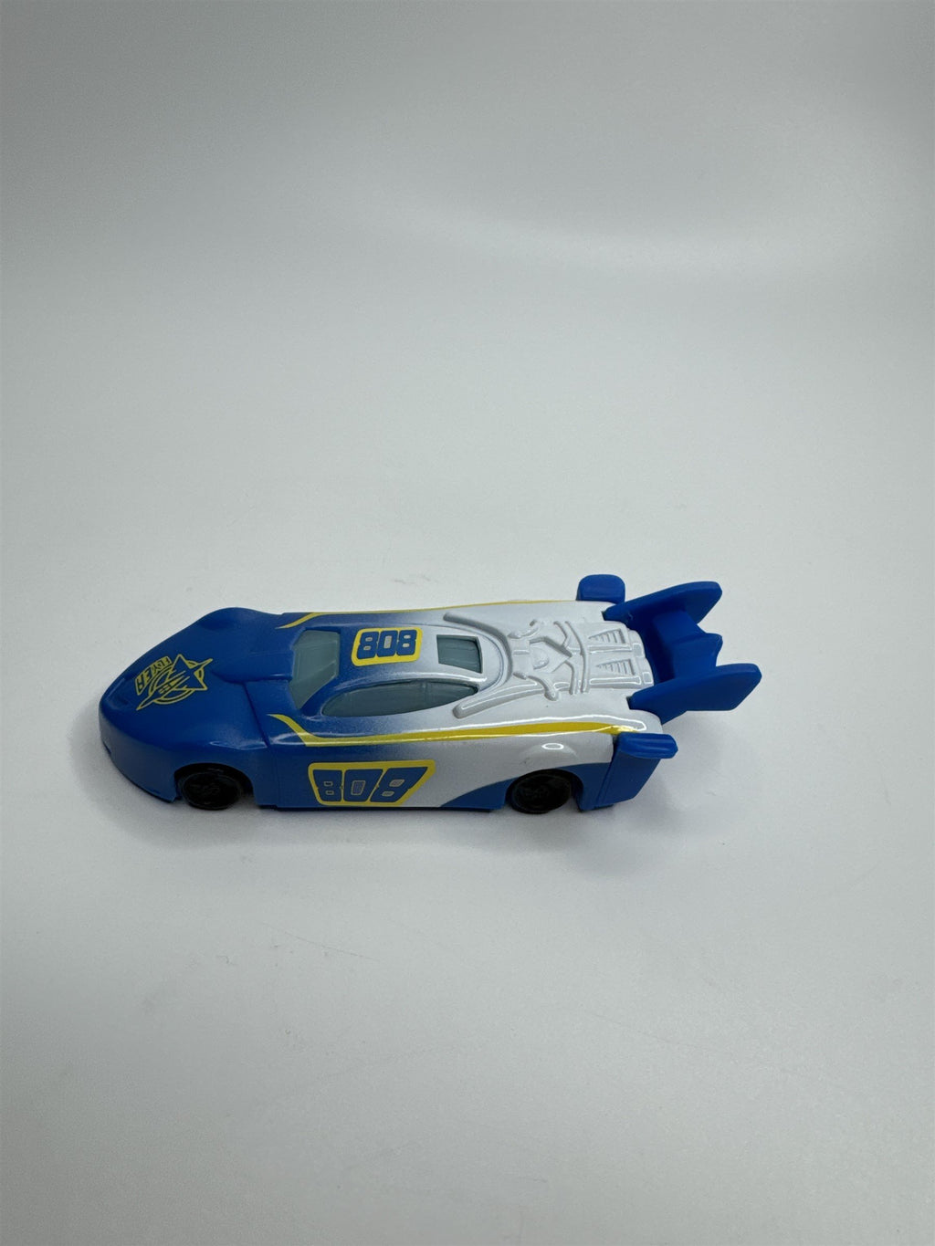 2001 Wendy's NASCAR Racers Flyer #808 Steve Sharp Pull Back 'n Go Kids Meal Toy