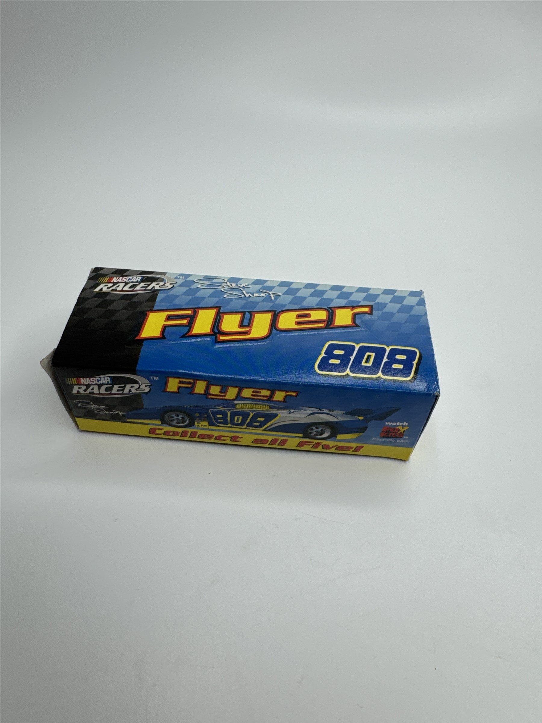 2001 Wendy's NASCAR Racers Flyer #808 Steve Sharp Pull Back 'n Go Kids Meal Toy