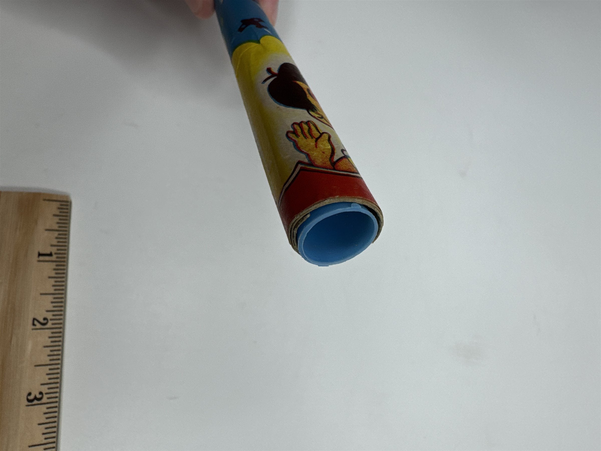 Vintage Parachute Toy 1960s Japan Blow Tube Birthday Party Favor "Parachut" Toy