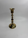 Vintage Brass Taper 7" Footed Candlestick Holder